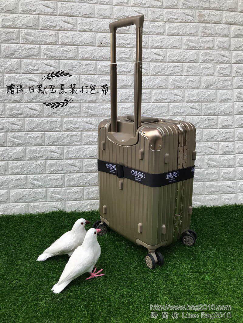 RIMOWA日默瓦 拉杆箱 PC+鋁鎂合金邊框Topas Sport 運動版 明星同款拉箱 8018  xbt1099